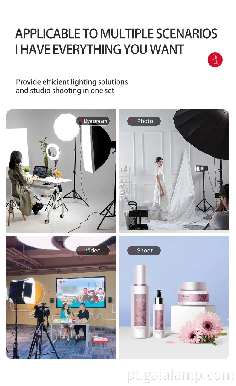 Portátil RGB LED Video Light Stick para fotógrafos